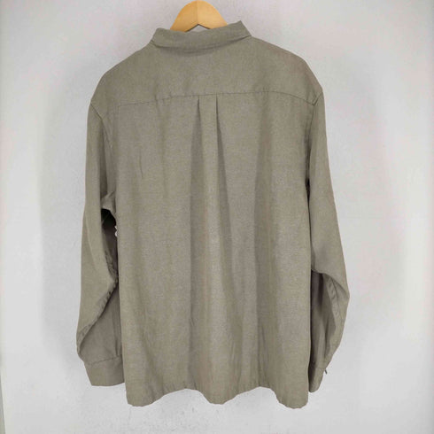 クラフトアンドバロー Croft&Barrow ボックスシルエット長袖シャツ メンズ JPN:XL