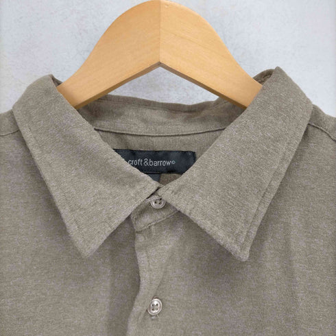 クラフトアンドバロー Croft&Barrow ボックスシルエット長袖シャツ メンズ JPN:XL