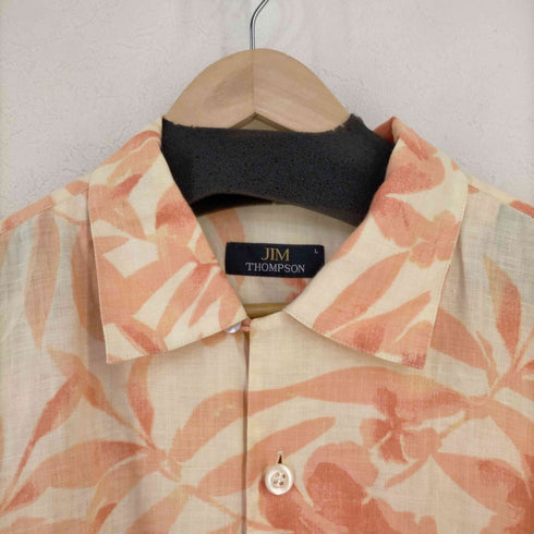 ジムトンプソン JIM THOMPSON リネン オープンカラーシャツ メンズ import:L