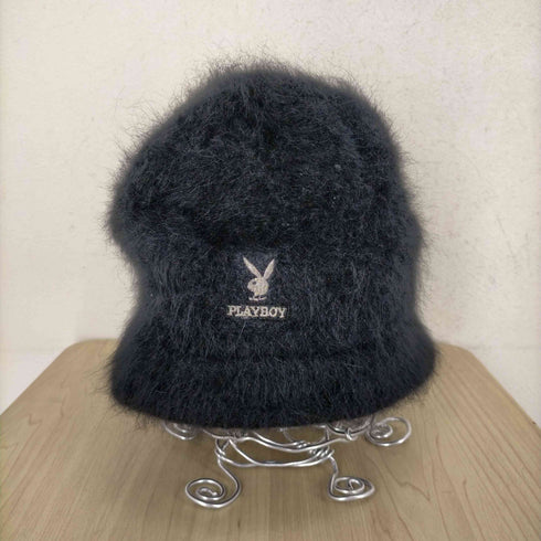 プレイボーイ PLAY BOY ファーバケットハット レディース