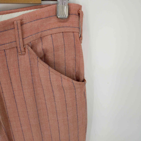 70S ストライプフレアパンツ TALONZIP メンズ