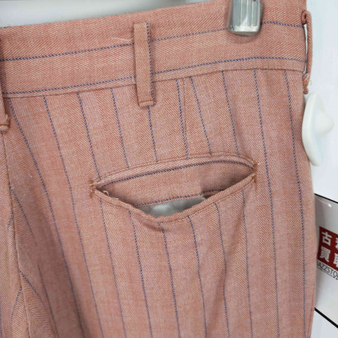 70S ストライプフレアパンツ TALONZIP メンズ
