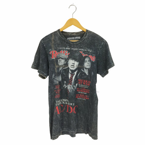 ローリングストーンズ Rolling Stones フロントプリント タイダイ柄 クルーネックTシャツ バンドTシャツ メンズ