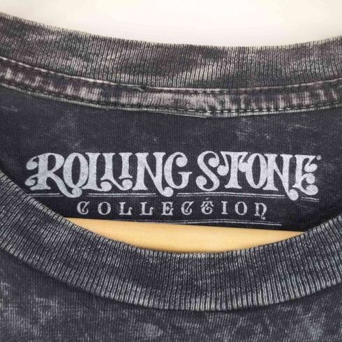ローリングストーンズ Rolling Stones フロントプリント タイダイ柄 クルーネックTシャツ バンドTシャツ メンズ