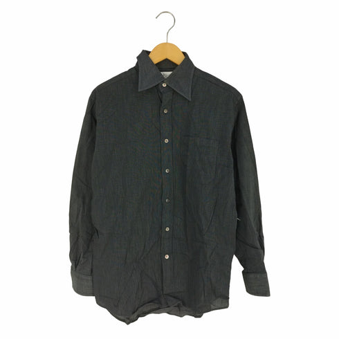 ポールスミスロンドン Paul Smith LONDON 襟芯 織り柄 レギュラーカラーシャツ メンズ import:M