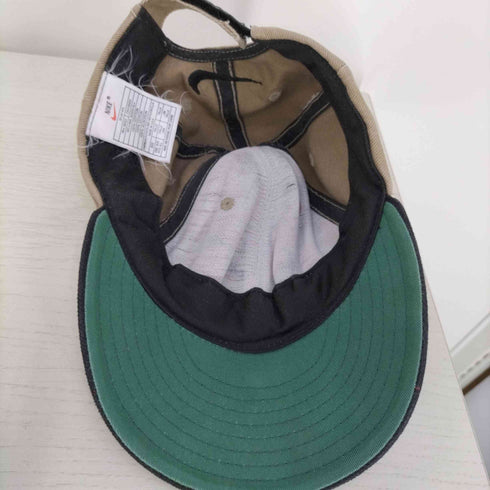 ナイキゴルフ NIKE GOLF USA製 ロゴ刺繍 バイカラーコーデュロイキャップ メンズ ONE SIZE