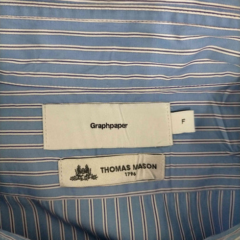 グラフペーパー Graphpaper LECHOPPE別注 L/S ストライプシャツ メンズ FREE
