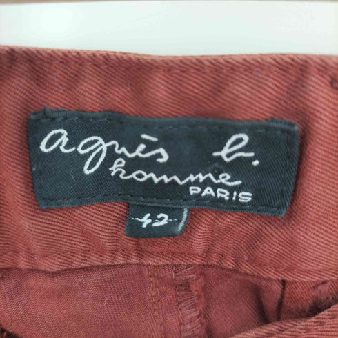 アニエスベー agnes b. コットン テーパード カラー パンツ メンズ 42