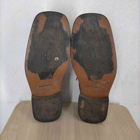 ハッシュパピーズ HUSH PUPPIES スクエアトゥ レザードレスシューズ メンズ EUR:43