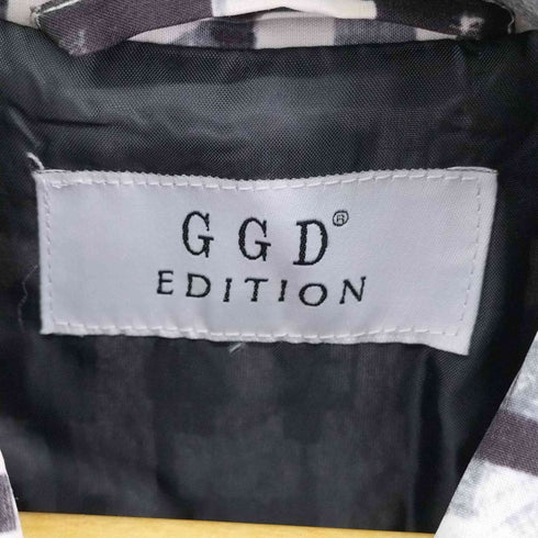 ジージーディーエディション GGD edition 総柄 ナイロンコーチジャケット メンズ