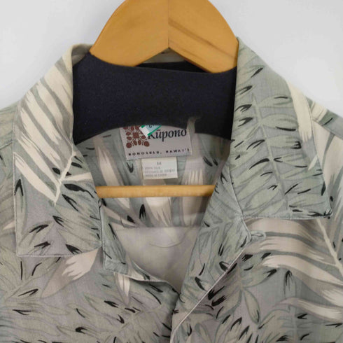 シルクアロハシャツ 開襟 メンズ JPN:M