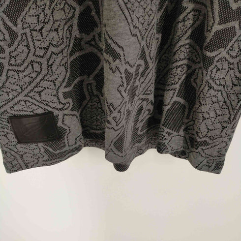 アディダス adidas all blacks 総柄カットソー メンズ import:M