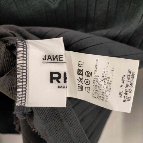 ジェーンスミス JANE SMITH Vネックリブニット レディース ONE SIZE