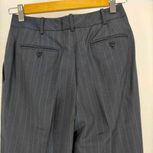 ブルックスブラザーズ 346 BROOKS BROTHERS ウールストライプスラックスパンツ レディース