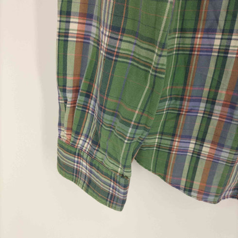 ポロバイラルフローレン Polo by RALPH LAUREN 90S 2ポケット コットン チェック L/S シャツ メンズ import:L