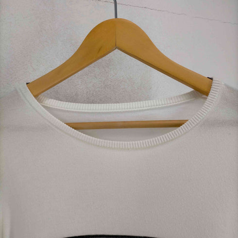 ユニフォームエクスペリメント uniform experiment 22SS PANELED BORDER CREWNECK KNIT メンズ JPN:3