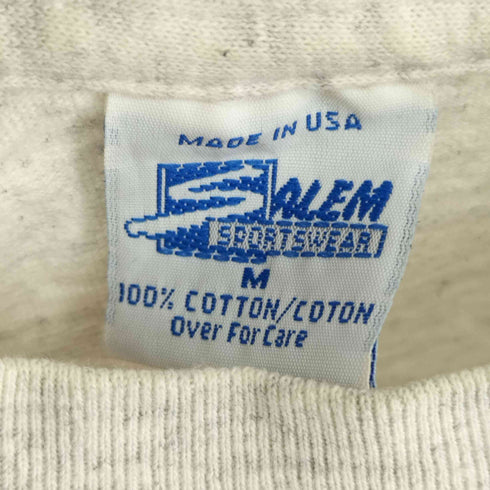 S ALEM 90s USA製 VANDERBILT 染み込みプリント クルーネックTシャツ メンズ JPN:M