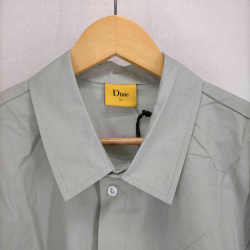 ダイム Dime フロントボタン L/Sパネルシャツ メンズ import:XL