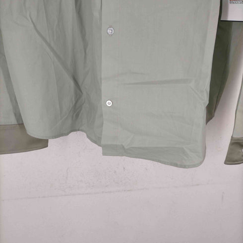 ダイム Dime フロントボタン L/Sパネルシャツ メンズ import:XL