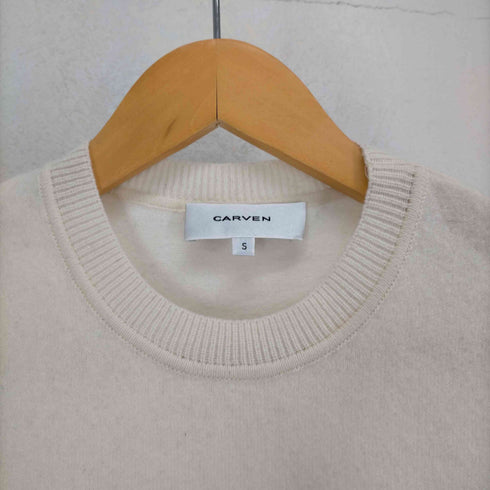 カルヴェン CARVEN ウールエルボーパッチニット レディース JPN:S
