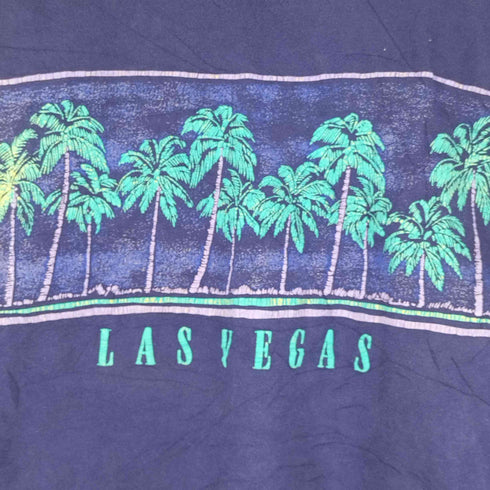 ヘインズ Hanes 90s BEEFY-T LAS VEGAS プリントクルーネックTシャツ メンズ JPN:S