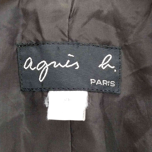 アニエスベー agnes b. PARIS レーヨン混 4Bジャケット レディース US:6