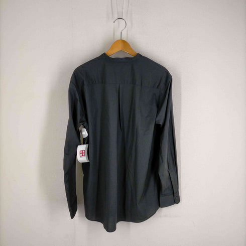 グローバルワーク GLOBAL WORK 長袖バンドカラーシャツ ノーカラーシャツ メンズ JPN:M