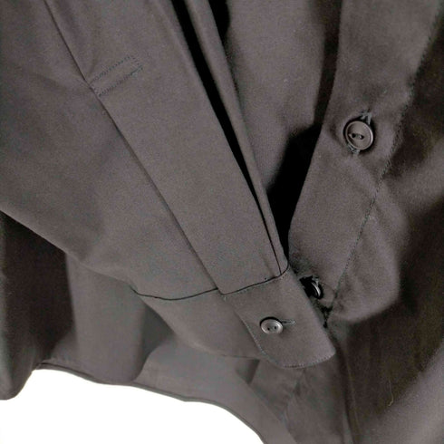 グローバルワーク GLOBAL WORK 長袖バンドカラーシャツ ノーカラーシャツ メンズ JPN:M