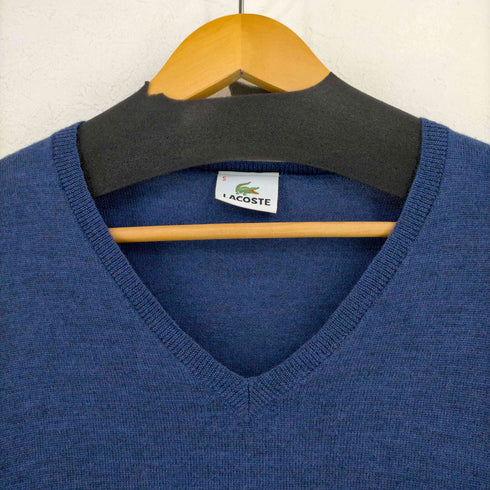 ラコステ LACOSTE ワニワッペン Vネックニット メンズ