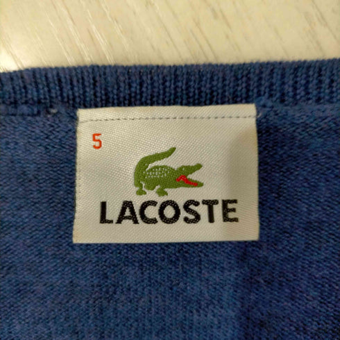 ラコステ LACOSTE ワニワッペン Vネックニット メンズ