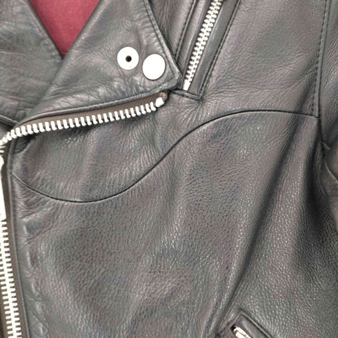 アンダーカバー UNDERCOVER 08AW ルイスレザー型ダブルライダース カウレザー レディース JPN:2