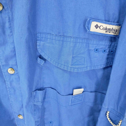 コロンビアスポーツウェア Columbia Sportswear PFG フィッシングシャツ フラップポケット メンズ XXL