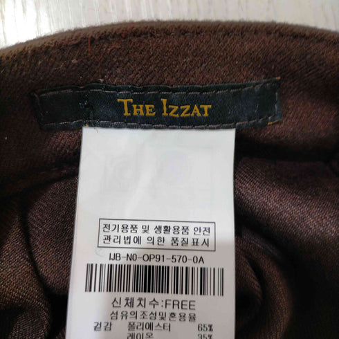 THE IZZAT ギャバジン ジャンパースカート レディース FREE