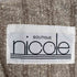 ニコル NICOLE 70~80S ストライプベルテッドベスト レディース