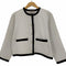 ジャスグリッティー JUSGLITTY ノーカラー金ボタンニットジャケット レディース 2