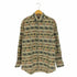 ウールリッチ WOOLRICH 00S~ ペルー製 ネイティブ柄 アニマル ボタンダウンフランネルシャツ メンズ import:M