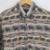 ウールリッチ WOOLRICH 00S~ ペルー製 ネイティブ柄 アニマル ボタンダウンフランネルシャツ メンズ import:M