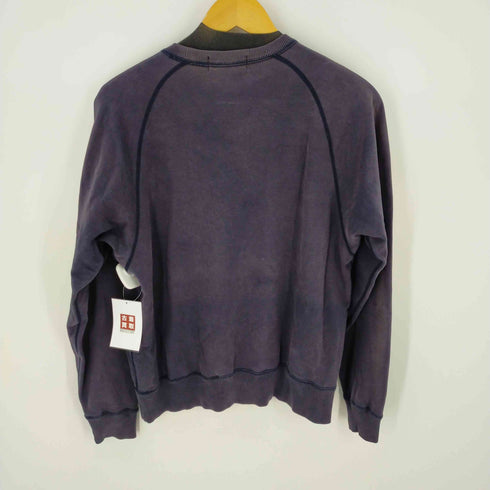 ポロバイラルフローレン Polo by RALPH LAUREN 90S ラグランスリーブスウェット フェード ナス紺 メンズ JPN:M