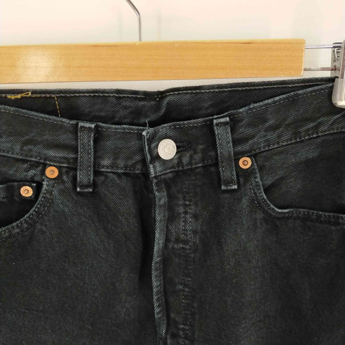 リーバイス Levis 90S UK製 501 ユーロリーバイス 後染めブラック サルファブラック メンズ W30 L36