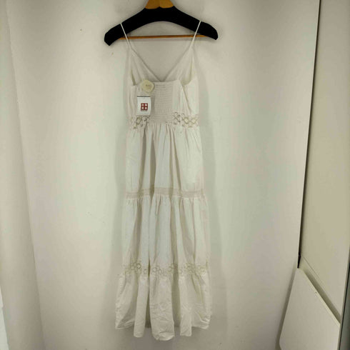 ザラ ZARA LACE INSERT POPLIN DRESS レディース US S
