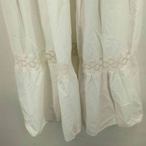 ザラ ZARA LACE INSERT POPLIN DRESS レディース US S