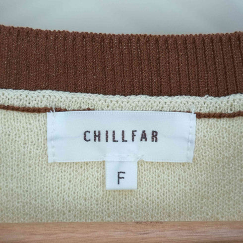 チルファー CHILLFAR リブカラーショートニット レディース FREE