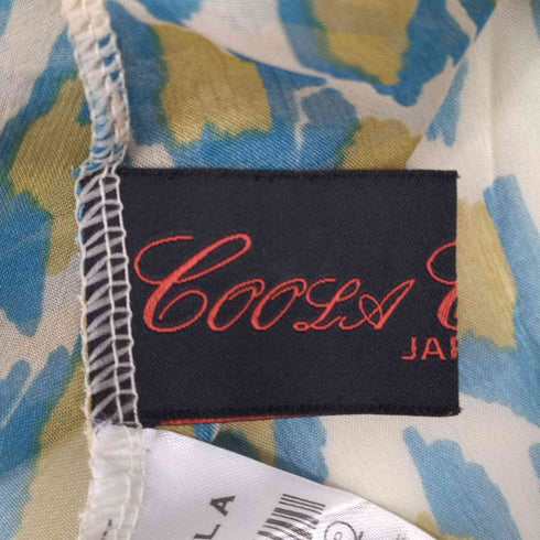 COOLA マルチカラー総柄ブラウス レディース