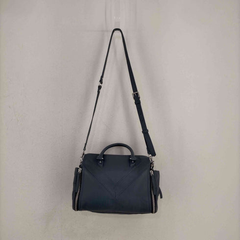 ディーゼル DIESEL LE-ZIPPER シボ革レザー2WAYショルダーバッグ レディース ONE SIZE
