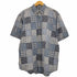 エディーバウアー Eddie Bauer 白タグ パッチワーク チェックシャツ メンズ import:M