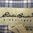 エディーバウアー Eddie Bauer 白タグ パッチワーク チェックシャツ メンズ import:M