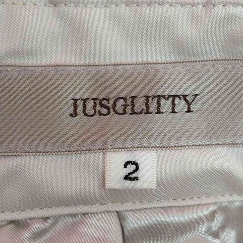 ジャスグリッティー JUSGLITTY NEW配色レースタイトスカート レディース 2