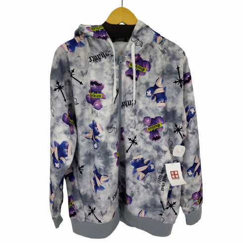 フルギ JEANING WILD 総柄ジップパーカー レディース JPN:XL