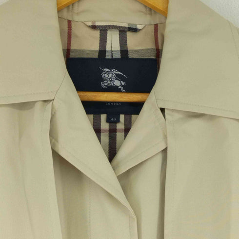 バーバリーロンドン BURBERRY LONDON トレンチコート レディース 40