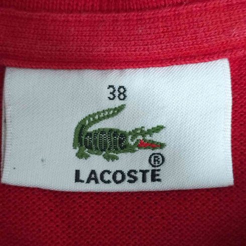 ラコステ LACOSTE ロゴワッペン ノースリーブ ポロ シャツ レディース FR:38